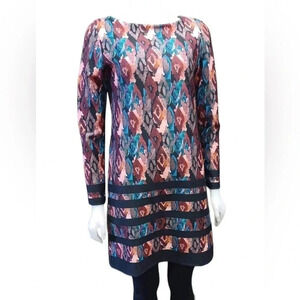Isle By Melis Kozan Long Sleeve Shift Dress Size Small